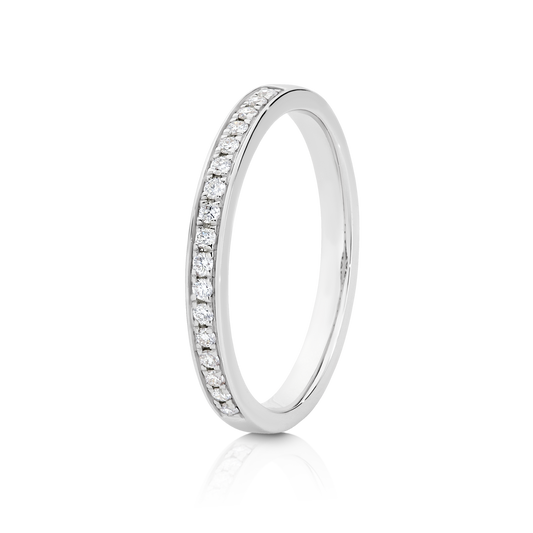 P8RG189 18ct White Gold Wedding Band